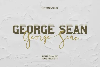 George Sean Demo font