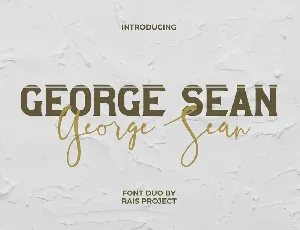 George Sean Demo font