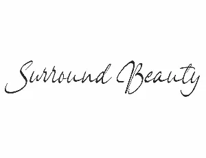 Surround Beauty Demo font