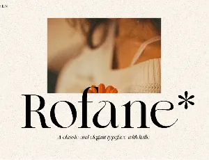 Rofane font