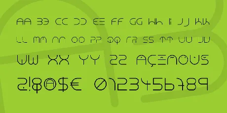 NEON CLUB MUSIC font