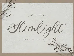 Slimlight font