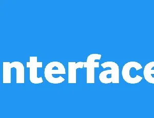 InterFace Family font