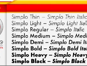 Simplo Family font