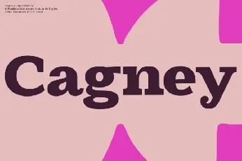 Cagney Family font