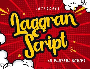Laggran Playful Script font
