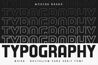 Brisk font