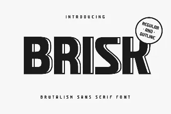 Brisk font