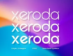 Xeroda font