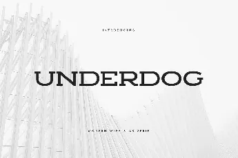 Underdog font