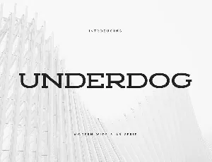 Underdog font