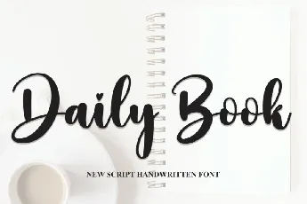 Daily Book Script font