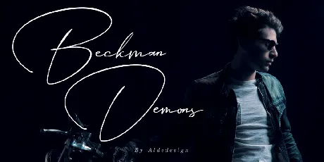 Beckman Demons font