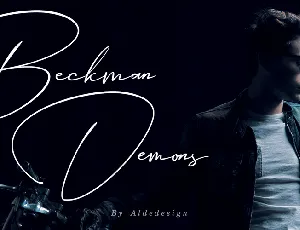 Beckman Demons font