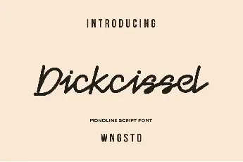 Dickcissel font