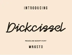 Dickcissel font