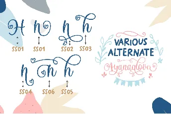 Ayanalove font