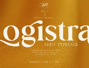 Logistra font