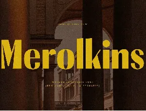 Merolkins font