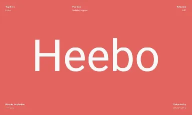 Heebo Family font