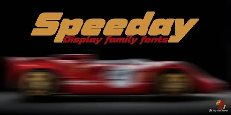 Speeday Display font