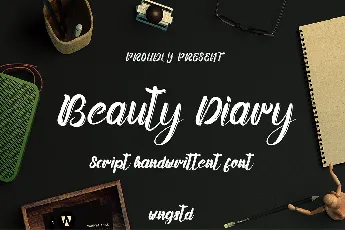 Beauty Diary font