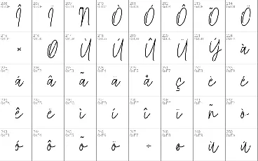 Bettina Signature font