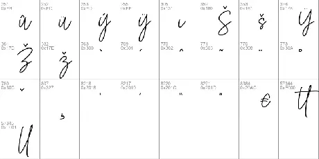 Bettina Signature font