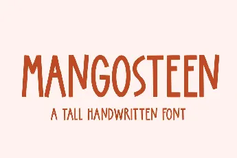 Mangosteen font