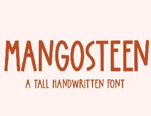 Mangosteen font