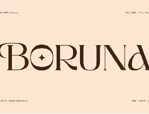 Boruna - Demo Version font