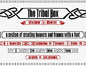 The Tribal Box font