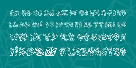 Polygons font