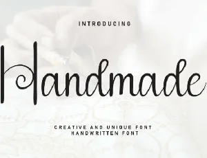 Handmade Handwritten Typeface font