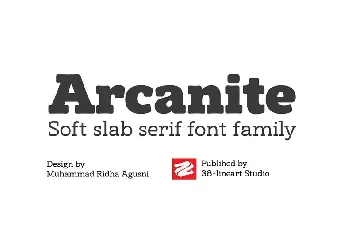 Arcanite Family font