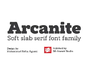 Arcanite Family font