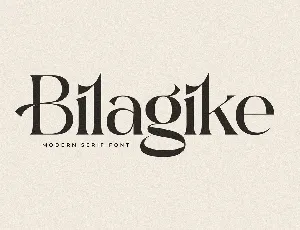 Bilagike font