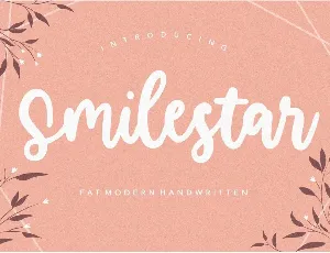 Smilestar Modern Handwritten font