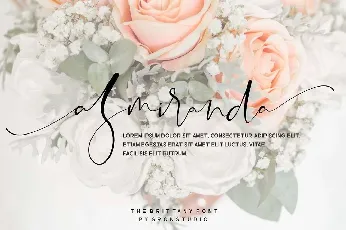 The Brittany Trio Free font