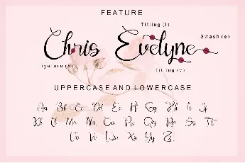 Evelyne font