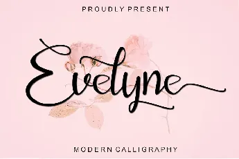 Evelyne font