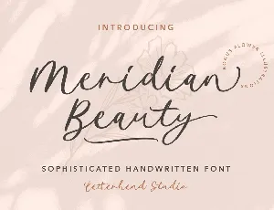 Meridian Beauty font