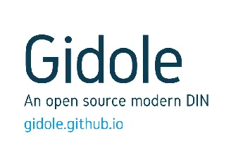 Gidole font