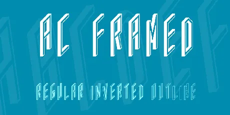 AC Framed font