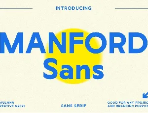 Manford Sans font