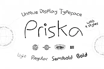 Priska Handwritten font