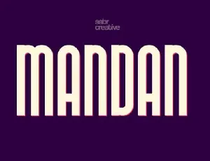 Mandan Typeface font