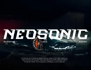 Neosonic font