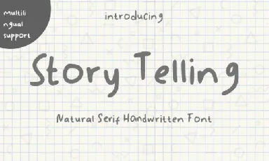 Story Telling Display font