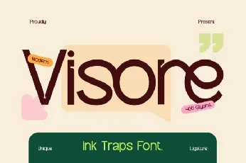 Visore font